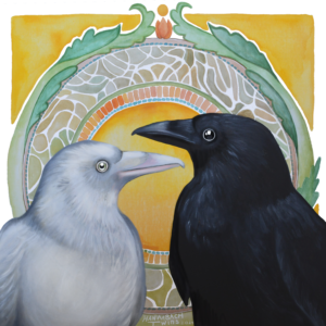 "Raben" 50x50cm Druck